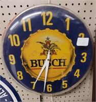 BUSCH CLOCK SIGN