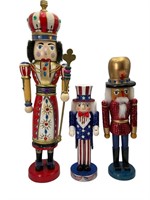 Uncle Sam & Red White & Blue Nutcrackers