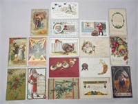 Small Group of Old Holiday Postcards