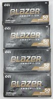 (OO) Blazer Ammunition 50 Brass Case Centerfire