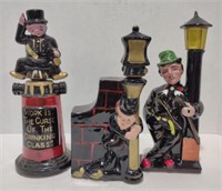 Ceramic Decanters of Drunkards & Gentleman,