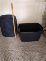 Diamond Plastic Tote with Lid 3