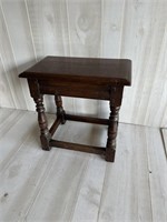 Small Antique Wood Side Table