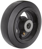 RWM Casters Mold-On Rubber on Iron Wheel, Roller B