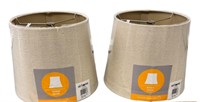 Pair of Cream Lampshades