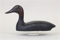 Redhead Drake Duck Decoy by Unknown Carver, Glass