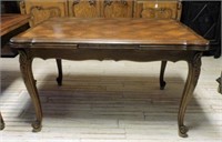 Louis XV Style Oak Parquetry Top Table.