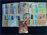 50+ Pokemon Cards Lot With Gold Foil