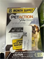 Pet Action 8 mth supply 89-132lb