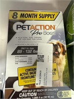Pet Action 8 mth supply 89-132lb
