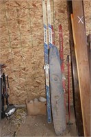 2 Prs Of X-Country Skis & 2 Snowboards