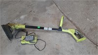 20V Ryobi Weed Trimmer w/ Battery & Charger