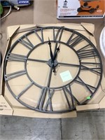 Large Metal Clock Broken Metal Piece