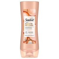 (2) Suave Smoothing Conditioner-Keratin Infusion