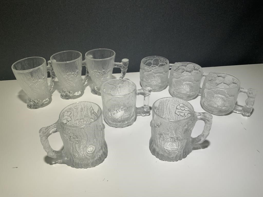 VTG 1993 McDonald’s Promo Flintstones Handled Mugs