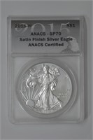 2015-W ASE Silver Eagle ANACS SP70