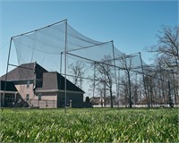 Baseball/Softball Cage 40 ft - Black Steel