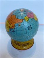 Chein Litho Globe Bank Vintage