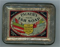 Packer Tar Soap Tin 4”