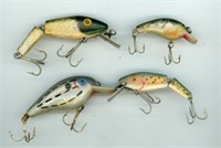 Vintage Lures Lot Floater Jointed