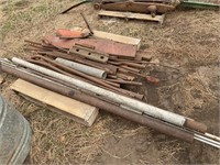 MISC STEEL PIPES, TUBING, ANGLE IRON