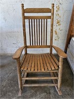 Wood Rocker with Cushions