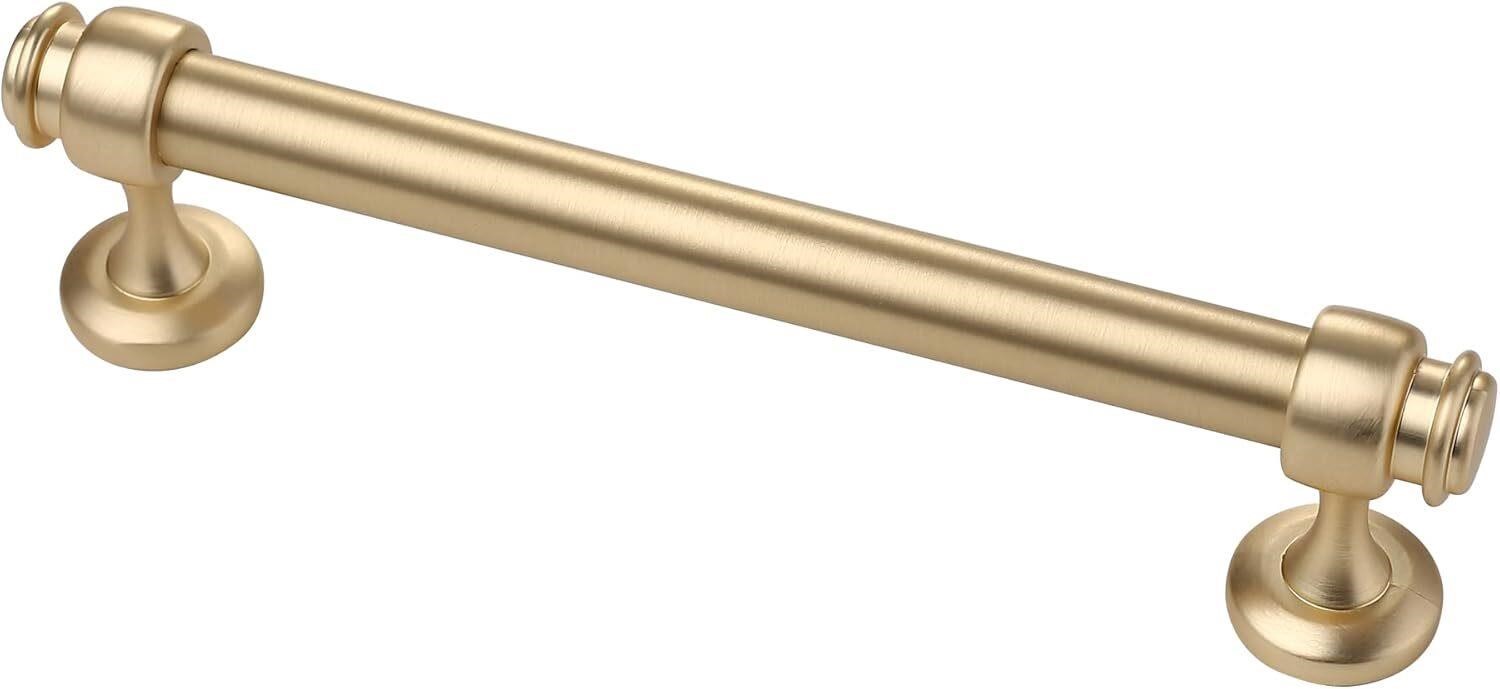 Alzassbg Gold Cabinet Pulls  5 Inch  10 Pack