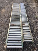 Set of (2) 10' Rollers/Conveyors