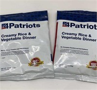 4 Patriot survival meal creamy rice vegetable