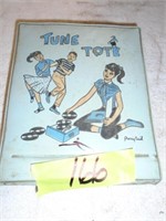 tune tote w/ 45 rpm records