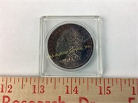 1880 S Morgan Dollar ungraded with good toning -