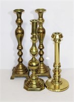 Brass Candle Sticks (lot of 4)