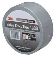 LOT OF 2 3M 1900 Duct Tape 5.8 Mil 2" x 50 yds
