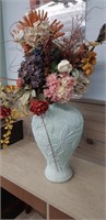 Large decorative vase & flowers