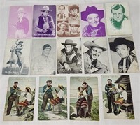 Lot Of 14 Vintage Cowboy Postcards