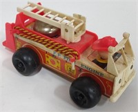 Fisher Price Vintage Fire Engine Toy