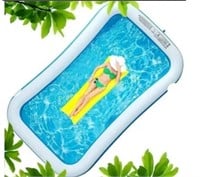 Santabay $94 Retail 10' Inflatable Pool, Above