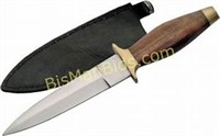 9" BOOT KNIFE WOOD HANDLE