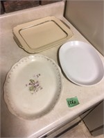 vintage serving platters