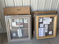 Two Andersen Windows w/ Boxes