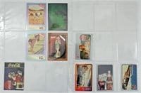 (4) COCA-COLA CALLING CARDS & (5) CARDS