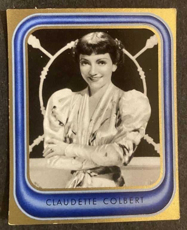 JEAN HARLOW: Antique Tobacco Card (1936)