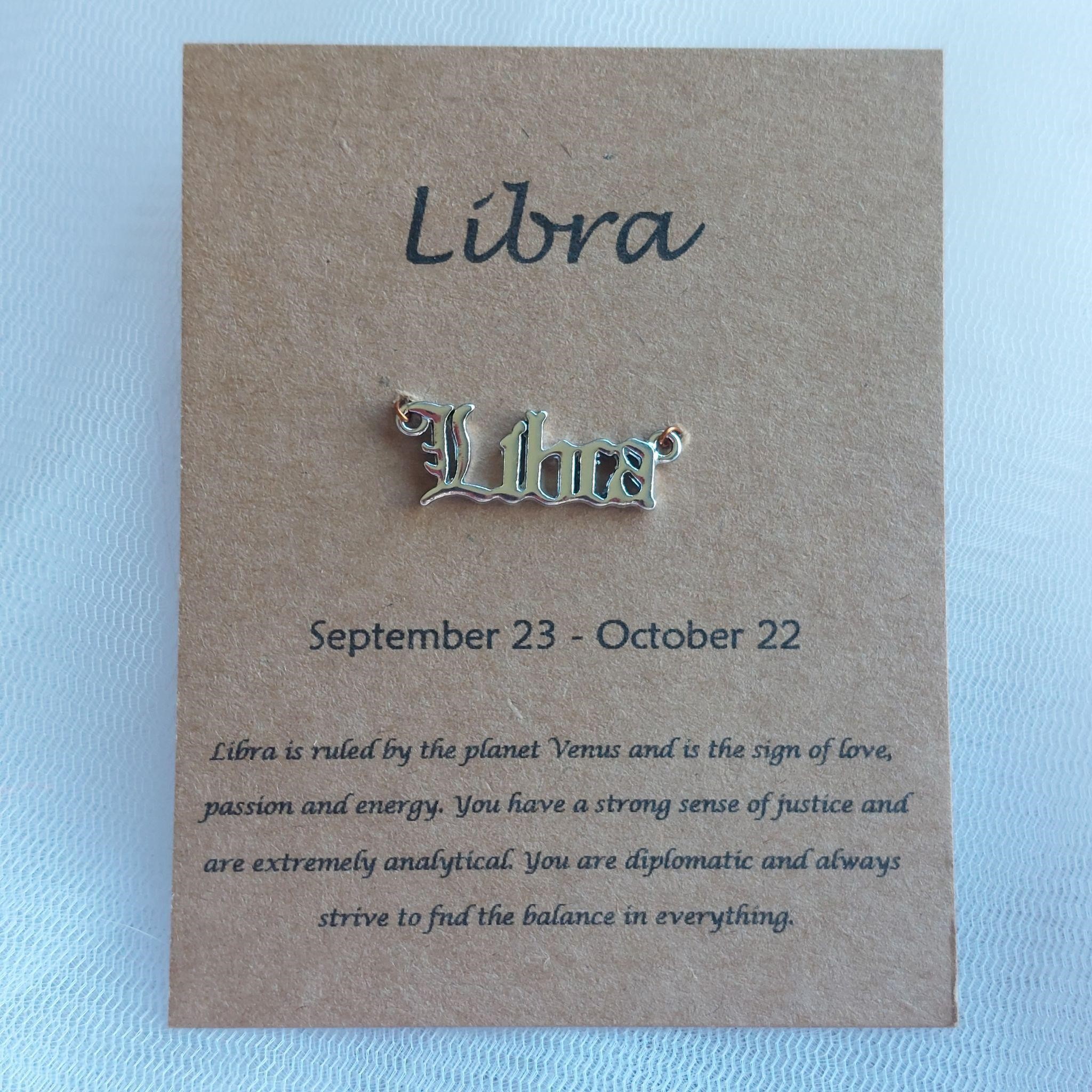 Libra - Astrology Necklace Charm