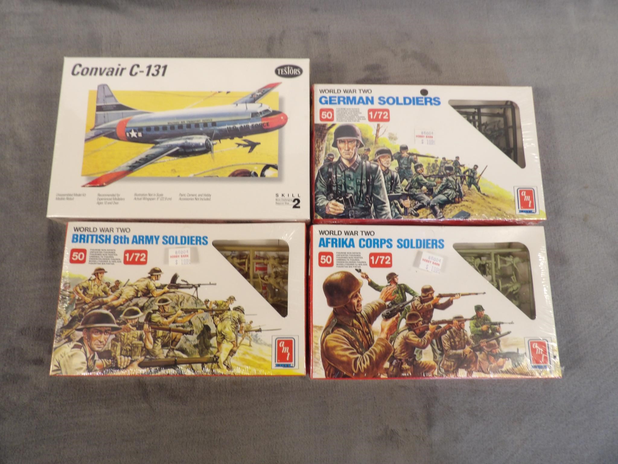 Lot of New AMT Soldiers and Testors Convair C-131