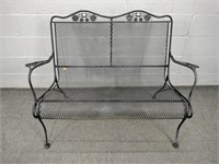 Metal Patio Settee