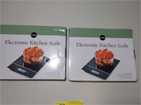 2 ELECTRONIC KITCHEN SCALES