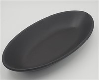 12 Inches Wood  Dry Fruit Tray Black