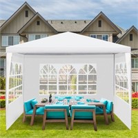 TE9627  Zimtown 10'X10' Canopy Tent, White
