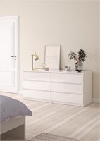 Tvilum Scottsdale 6 Drawer Double Dresser - White