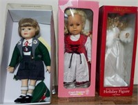 F - LOT OF 3 COLLECTIBLE DOLLS (F18)